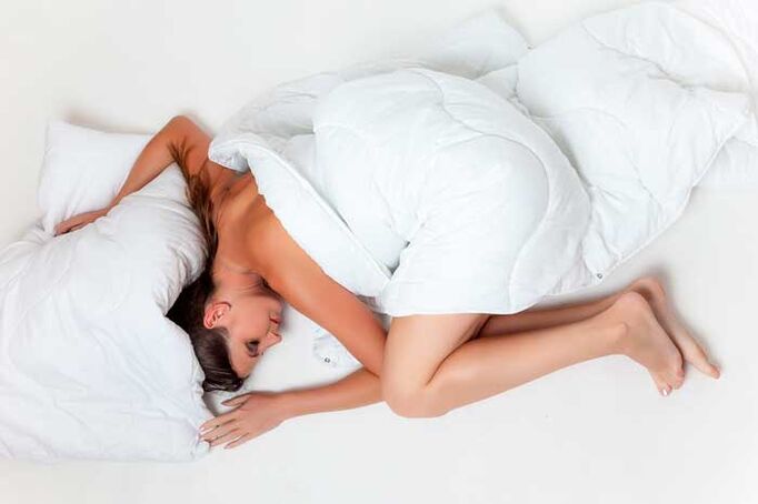 nepravilna drža pri spanju kot vzrok za bolečine v vratu