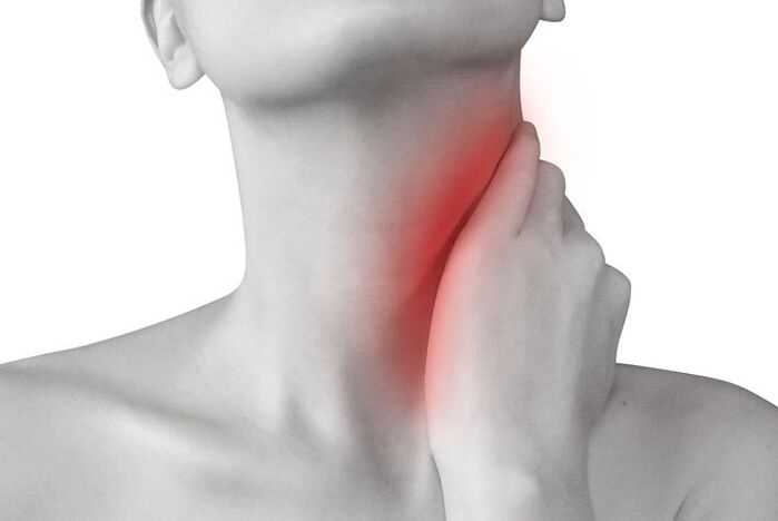 vnetje bezgavk kot vzrok za bolečine v vratu