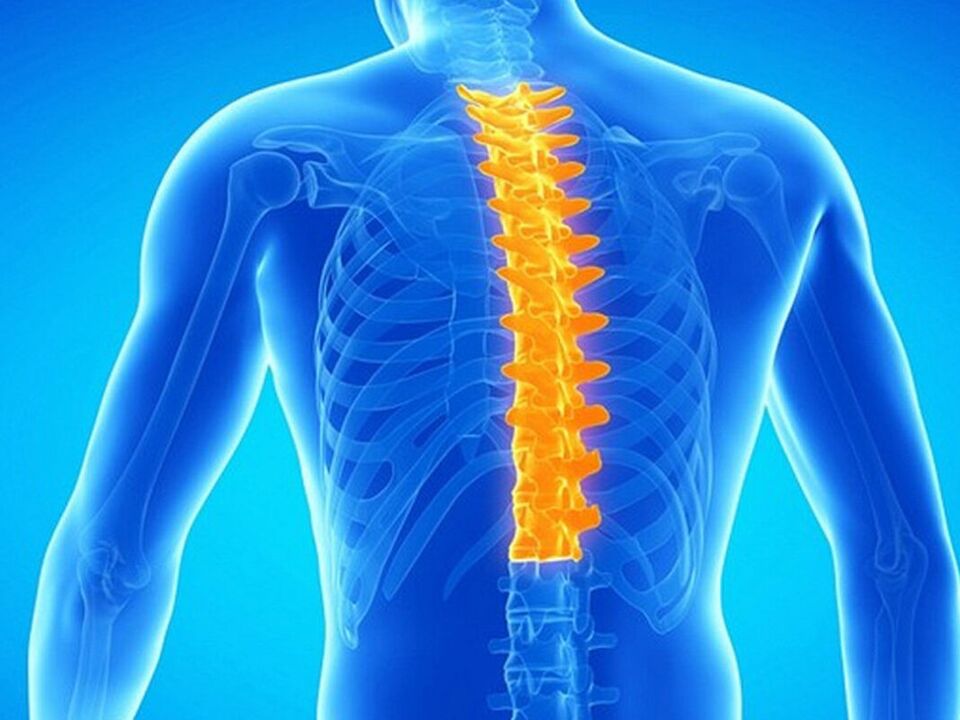 poškodbe torakalne hrbtenice pri osteohondrozi